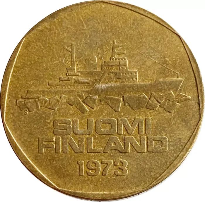 5 марок 1973 Финляндия
