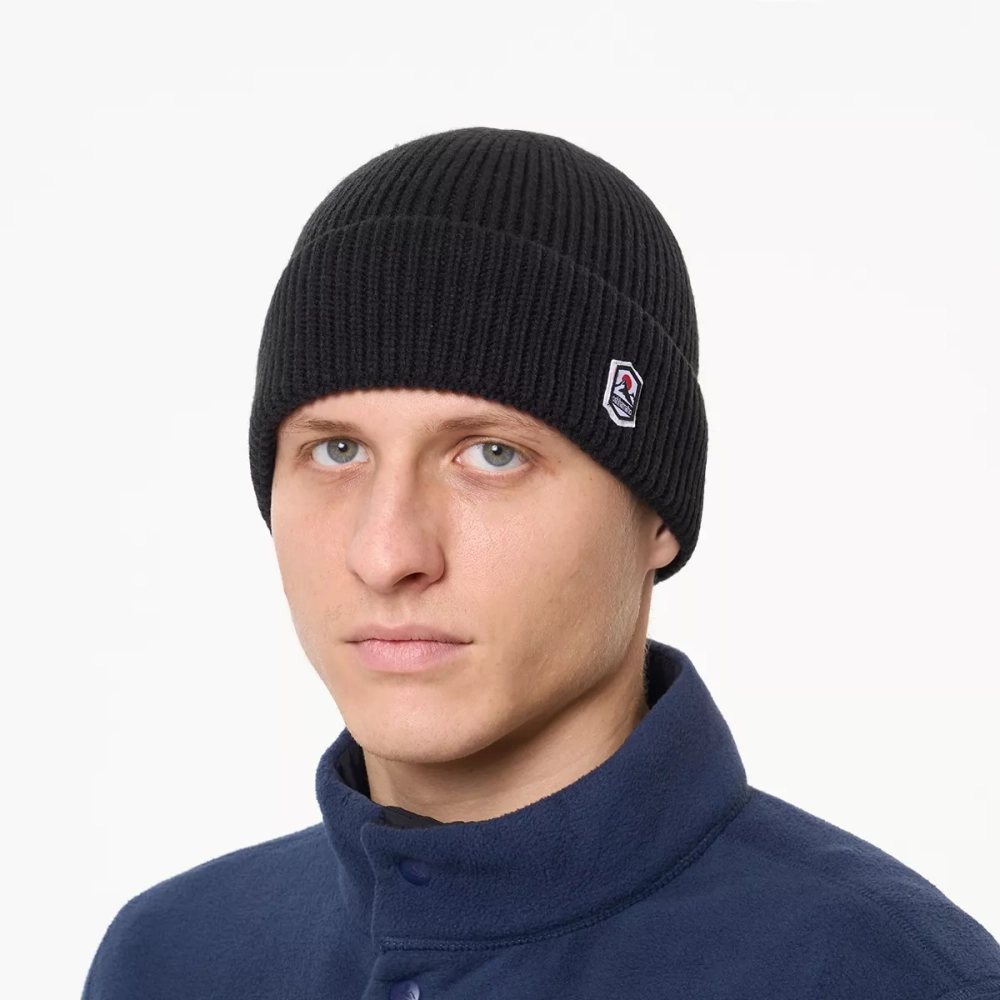 Шапка Oshhamaho Knitted Beanie Black