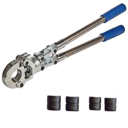 Пресс-клещи Valtec 16–32 мм с комплектом насадок ТН-профиль для м/п, п/э, п/п труб (VTm.293.0)