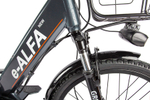 Велогибрид GREEN CITY e-ALFA new (темно-серый-2154)
