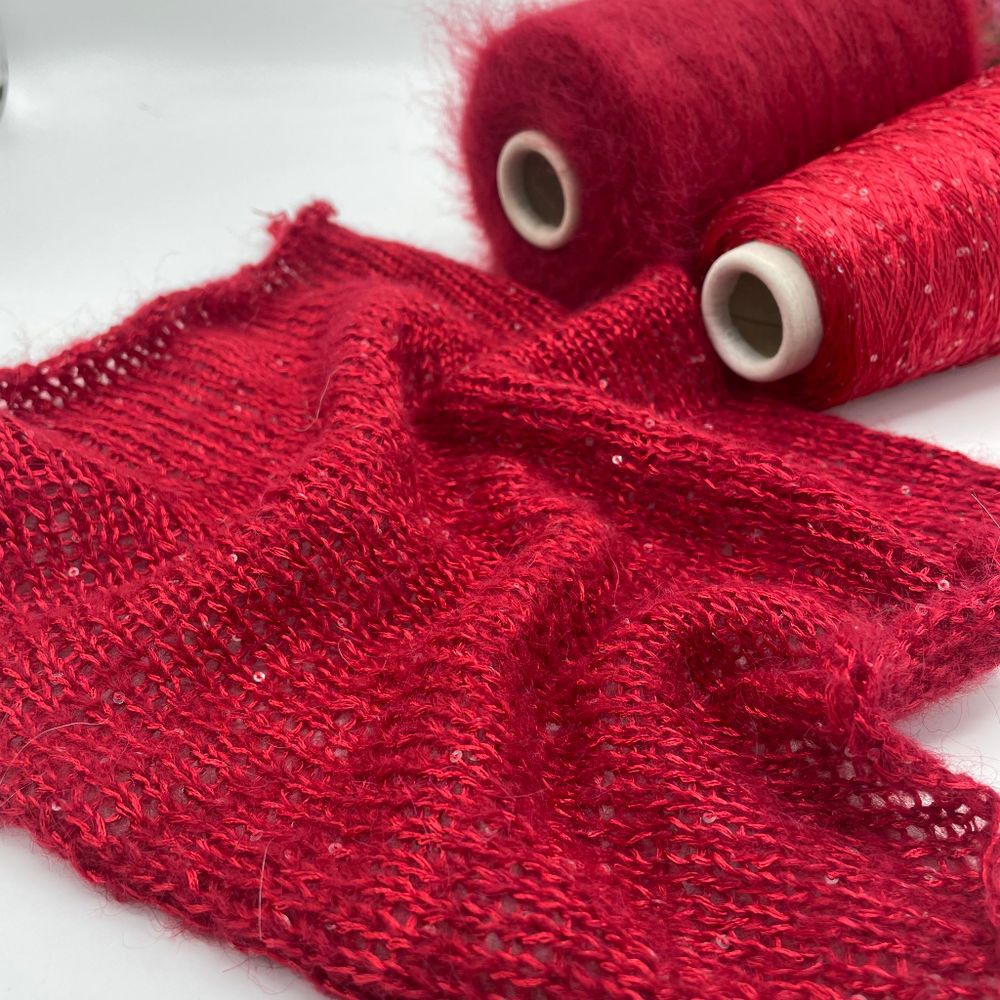 Набор № 77 Альпака + Пайетки