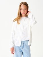 Кардиган для девочки AT1385 белый