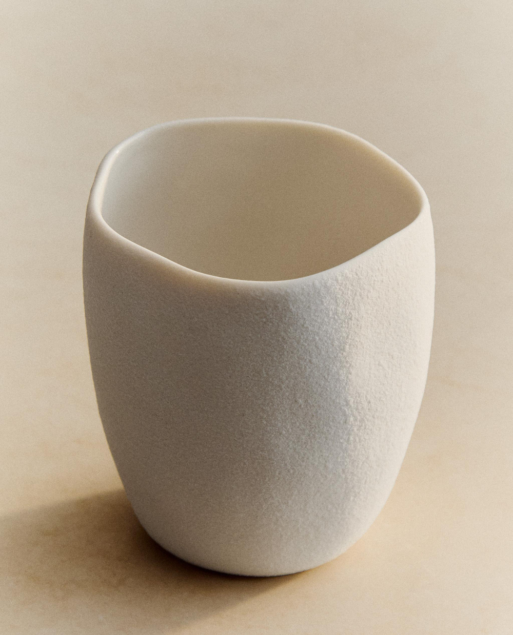 Zara Home стакан для ванной комнаты, керамика, белый · 4517/104