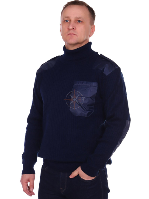 СВИТЕР ВОДОЛАЗКА ТЕМНО-СИНИЙ