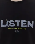 Футболка Anteater 332 Listen черная