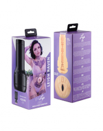 Телесный мастурбатор-вагина Feel Leigh Raven (Цвет: телесный)