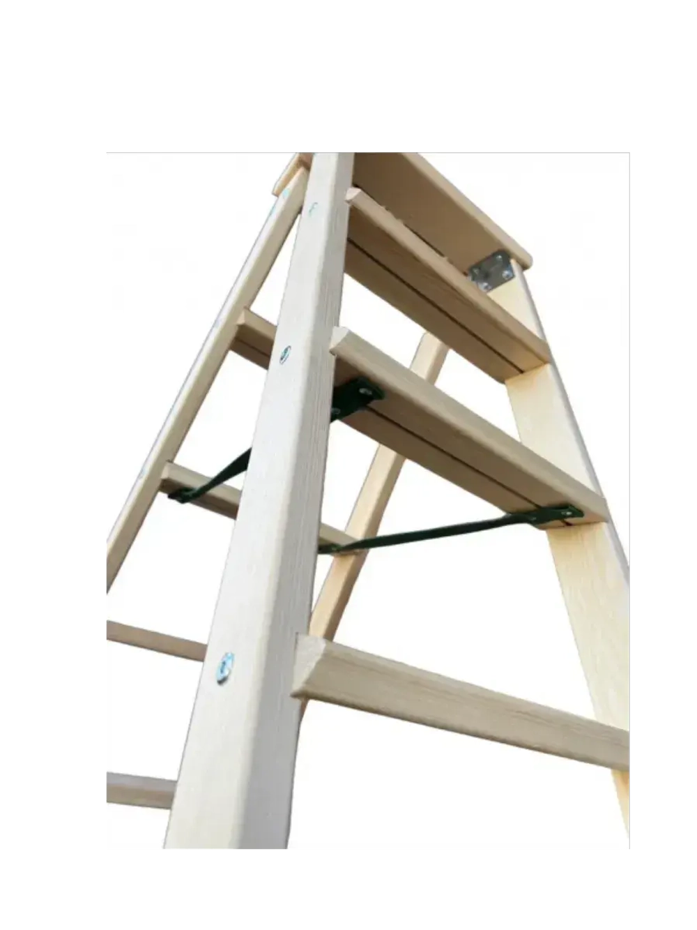 Стремянка деревянная 2х6 wide (рабоч. высота 2,85м)