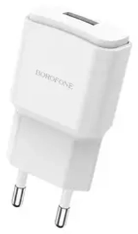 Сетевая зарядка 1-гнездо USB 5В 2.1А BOROFONE BA48A
