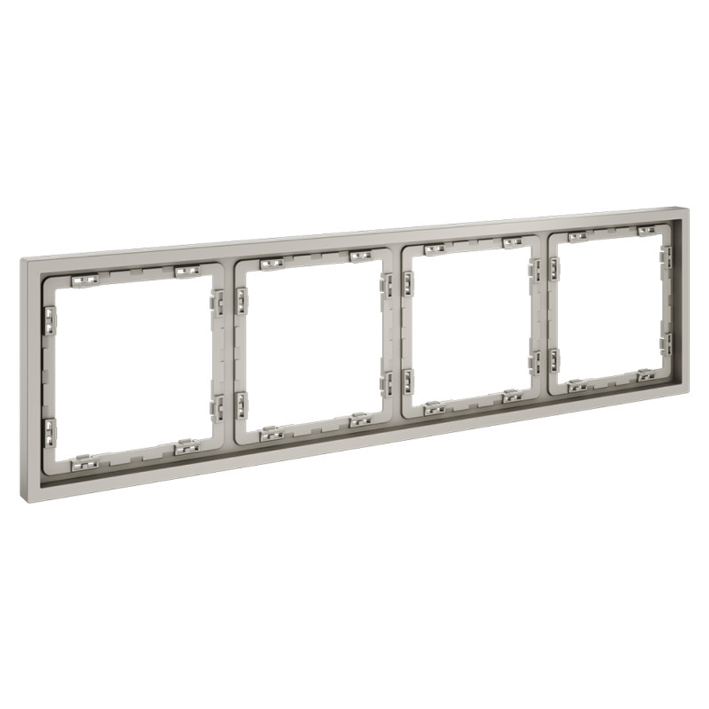 Рамка пластиковая VOLTUM S70 на 4 поста, (кашемир)