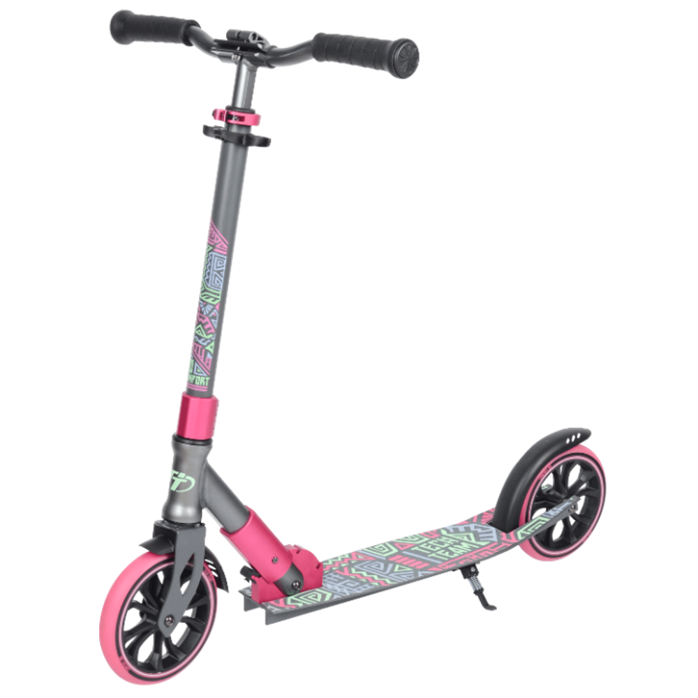 Самокат TECH TEAM COMFORT 180R 2021 серо-розовый