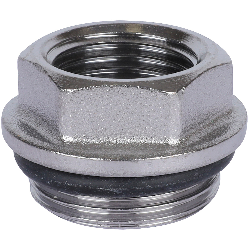 Хромированный концевой переходник FAR 3/4" НР х 1/2" ВР