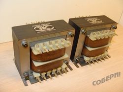 заказать и купить выходной трансформатор в ламповый усилитель мощности