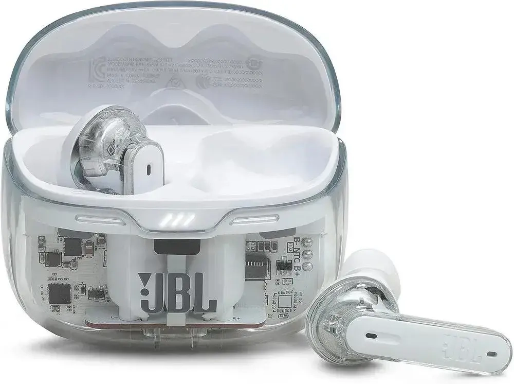 Беспроводные наушники JBL Tune Beam Ghost, белый