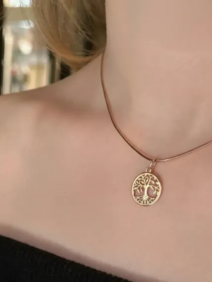 Древо жизни малое - подвеска из золота, вид 1