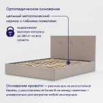 Кровать BuyRelax (велюр, с ПМ)