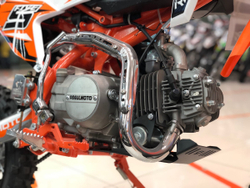 Питбайк Regulmoto FIVE YX125EM (механич.КПП) New 2020 (бело-оранжевый)