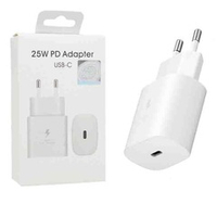 Сетевой адаптер питания Sams USB-C 25W (белый)