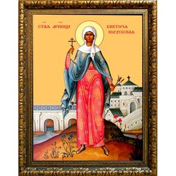 Виктория Кордубская (Кордувийская) Святая мученица. Икона на холсте.