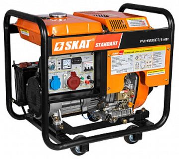 Дизельный генератор СКАТ УГД-6000ЕТ/4кВт