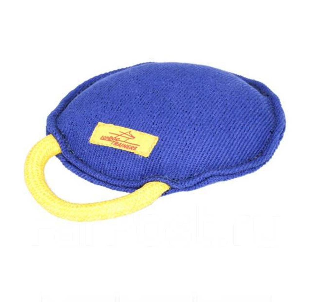 FORDOGTRAINERS Игрушка ухватка из french linen (синтетика) с ручкой «Fair game», 20*20 см