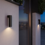 Уличный настенный светодиодный светильник Elektrostandard Nork 35187/D черный