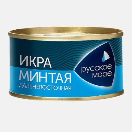 Икра минтая Русское море Дальневосточная 130г