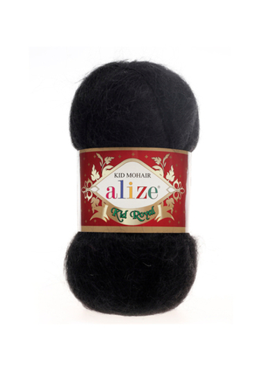 Пряжа "Kid royal" 60 чёрный