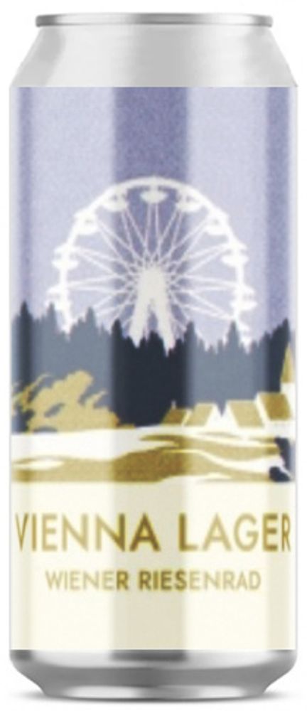 Пиво Штамм Бир Винер Ризенрад / Stamm Beer Wiener Riesenrad 0.45 - банка