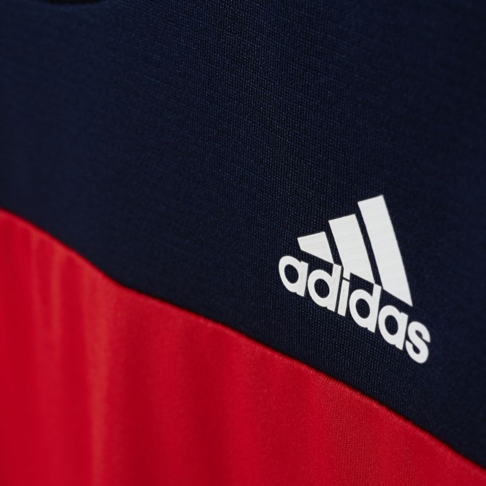 Футболка для мальчика теннисная Adidas Club Tee - ray red/collegiate navy