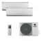 Мультисплит система на 2 комнаты Gree GWH09QCXB-K6DNC2F/I x 2 / GWHD(14)NK6OO (LC)(LH)