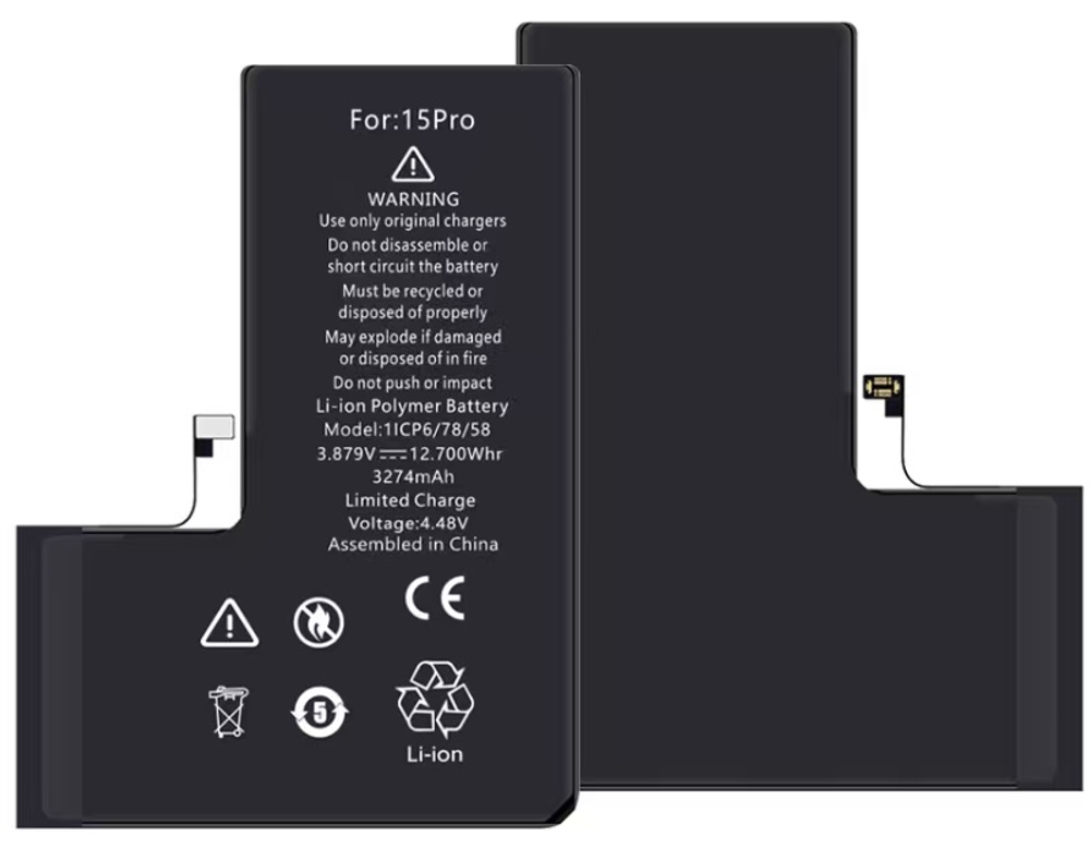 АКБ iPhone 15 Pro с Верификацией orig ic