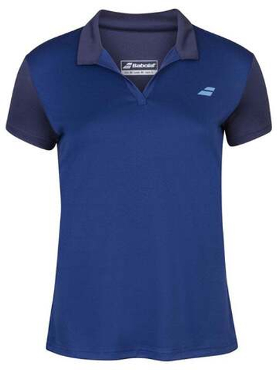 Женское поло Babolat Play Polo Women - Blue