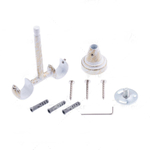 Кронштейн потолочный двойной d19/19 мм, цвет белое золото ампир