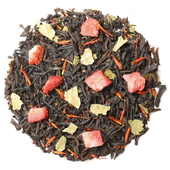 Чай черный Клубника со сливками