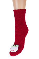 Красные мягкие носки с забавной игрушкой (Размер: 36-39) (Цвет: красный)