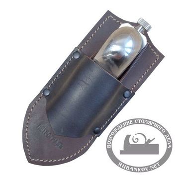 Держатель для малых рубанков, кожаный, 204мм*84мм, с карманом