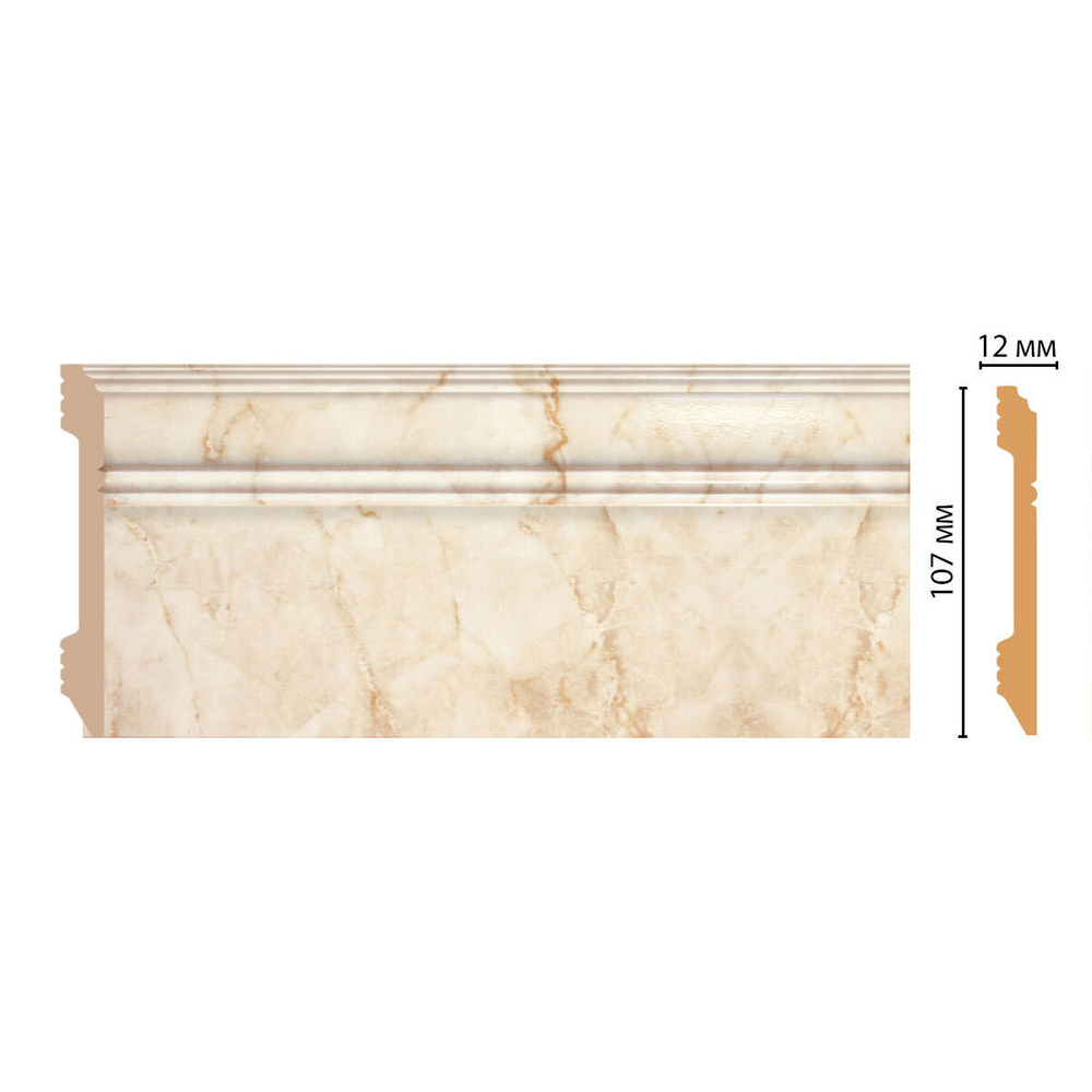 Плинтус Decomaster D105 D105-80 ДМ