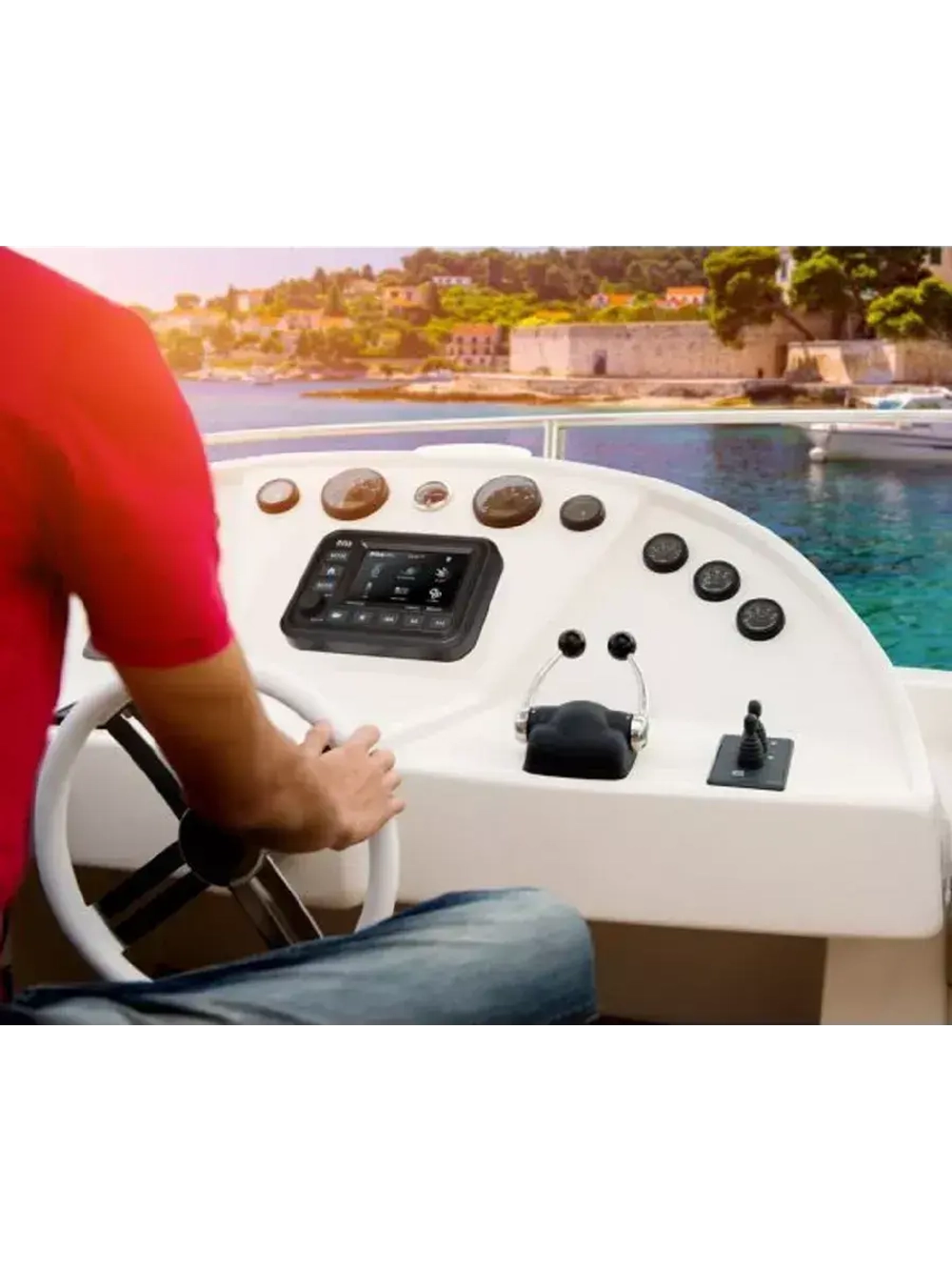 Морская магнитола Boss Audio 60W x 4. (no CD/DVD) 5"