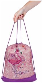 Мешок для обуви ПИФАГОР, 1 отделение, 42х34 см, "Cute Flamingo", 270184