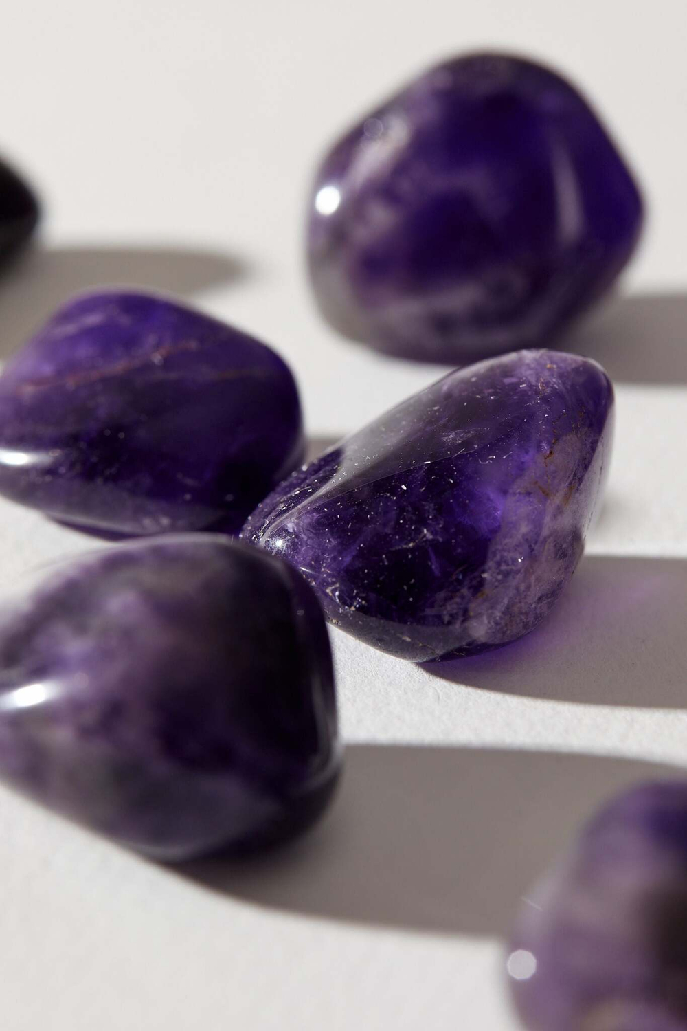 Аметист галтовка