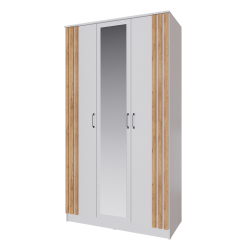 Шкаф Кано КПШ-2, Белый, Дуб крафт золотой