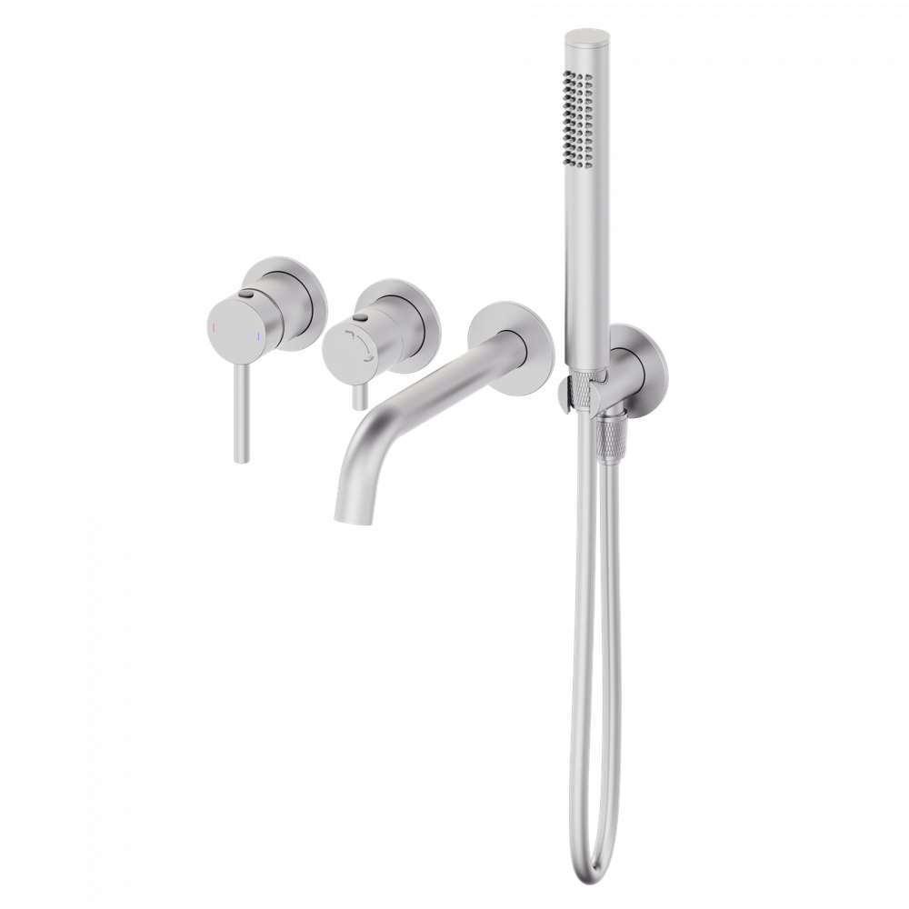 Смеситель для ванны встраиваемый WONZON & WOGHAND STICK, Брашированный никель (WW-889017-BN)