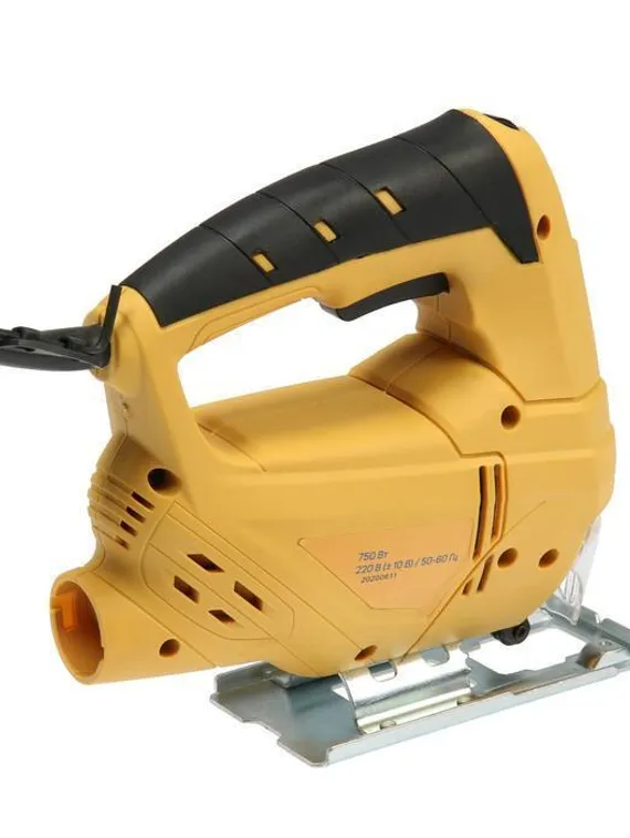 Лобзик ТУНДРА, 750 Вт, регулятор скорости, 3000 ходов/мин, 65 мм