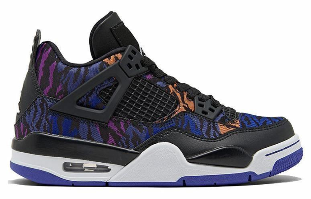Кроссовки Jordan Air Jordan 4 Retro A Tiger-Striped GS (Подростковая размерная сетка)