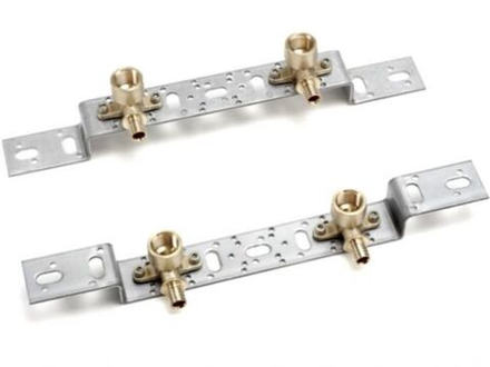 Планка монтажная ПЭМ ПУ 75/150 для водорозеток 75/150, оцинкованная т-3 мм. Посадочный размер 45 мм.