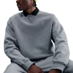 Баскетбольная толстовка Nike Solo Swoosh Sweatshirt Gray