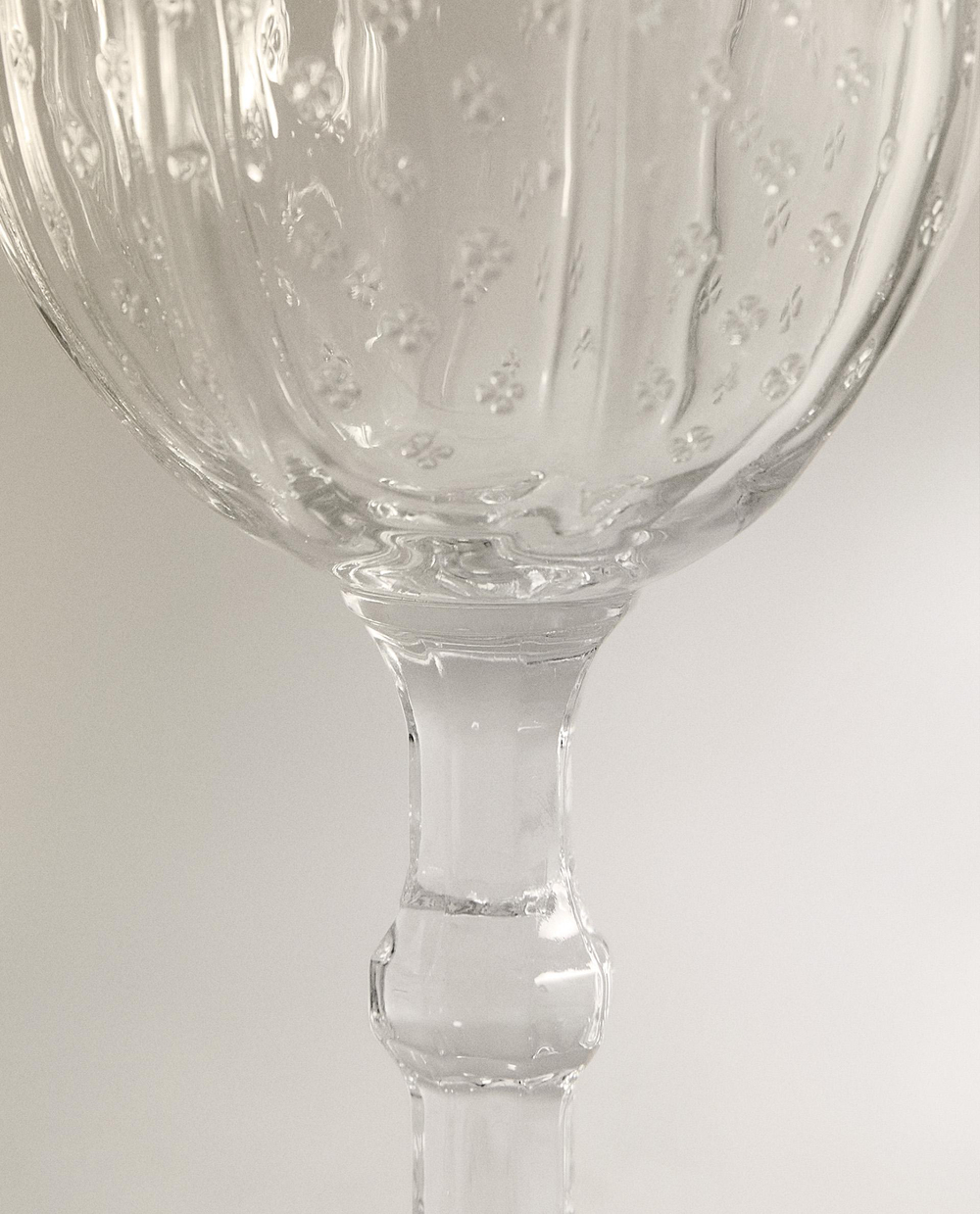 Zara Home бокал из стекла, цвет прозрачный, 16.7 см