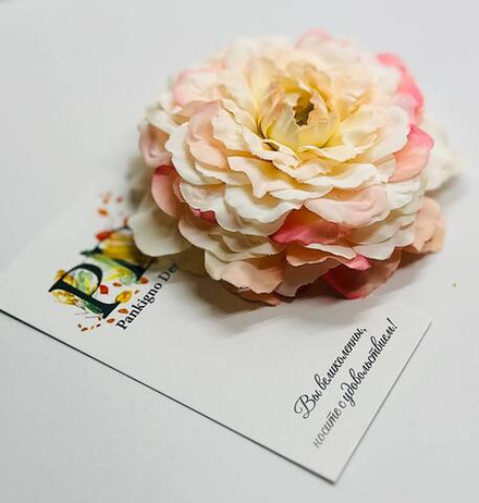 Брошь-заколка Pankigno Design циния