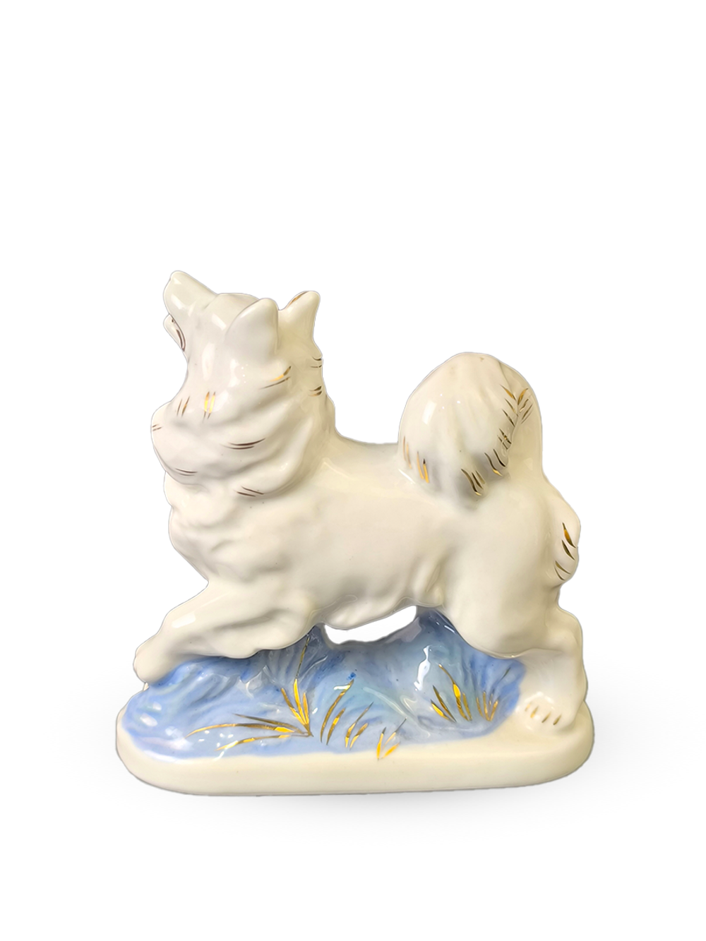 Фарфоровая статуэтка "Лайка" Гжель