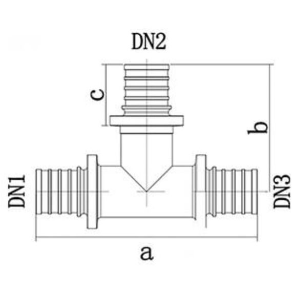 Тройник ONE PLUS 32 латунь акс. (24/4) купить в Москве и Московской области по низкой цене с доставкой по России — (1) Тройник ONE PLUS 32 латунь акс. (24/4) — (1)